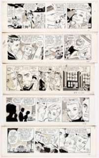 Bob Lubbers Robin Malone Daily Comic Strip Original Art Group of 10 (NEA, 1967).... (Total: 10 Original Art) | Heritage