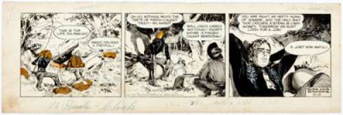 Jose Louis Salinas The Cisco Kid Daily Comic Strip Original Art dated 10-15-51 (King Features Syndicate, 1951).... | Heritage