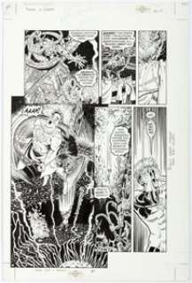  - Eric Shanower and Arthur Adams Green Lantern/Superman: Legend of the Green Flame Page 27 Original Art (DC Comics, ...