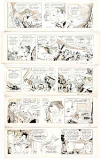 Bob Lubbers Robin Malone Daily Comic Strip Original Art Group of 10 (NEA, Inc., 1967/68).... (Total: 10 Original Art) | Heritage