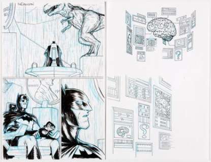  - Nick Derington Batman Universe #4 Page 2 Original Art (DC Comics, 2019)....