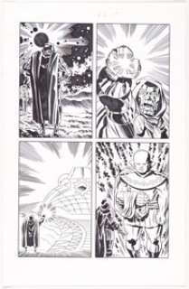  - Frank Fosco and Bruce Timm Fantastic Four: World‘s Greatest Comics Magazine #6 Story Page 10 Original Art (Marvel,...