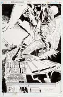  - Dick Giordano and Jordi Ensign Birds of Prey #12 Splash Page 1 Original Art (DC Comics, 1999)...