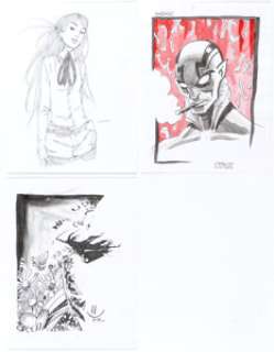  - Adrian Alphona - Nico Minoru and Others Lot Speciality Illustration Original Art Group of 3 (2010).... (Total: 3 Original Art)