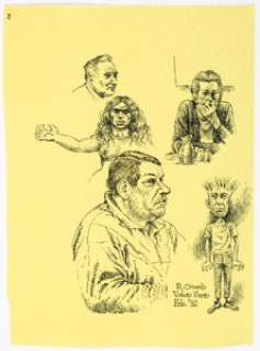 Robert Crumb - Placemat Sketch Original Art (1992).... | Heritage
