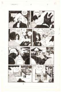 Kyle Baker The Shadow #8 Story Page 8 Original Art (DC, 1988).... | Heritage
