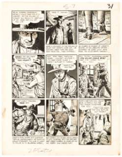 John Severin Two-Fisted Tales #37 Story Page 7 Original Art (EC, 1954).... | Heritage
