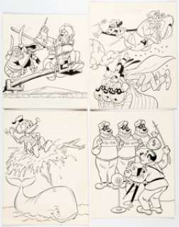 Jack Manning Super Goof #26 Cover and Others Lot Original Art Group of 4 (Gold Key/Western Comics, 1973-1976).... (Total: 4 Original Art) | Heritage