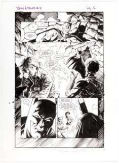 Bernie Wrightson Batman/Aliens #2 Story Page 6 Original Art (Dark Horse/DC Comics, 1997).... | Heritage