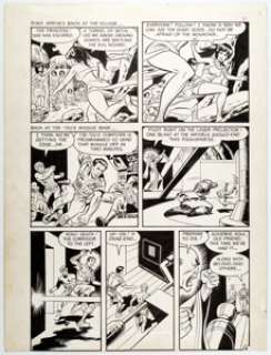 Steve Ditko, Bhob Stewart, and Wally Wood Jungle Jim #22 Story Page 6 Original Art (Charlton, 1969).... | Heritage
