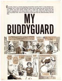 John Severin Cracked #177 Compete 7-Page Story "My Buddyguard" Original Art (Major Publ., 1981). A - | Heritage