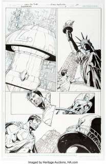 Ethan Van Sciver Convergence #0 Story Page 20 Original Art (DC, 2015). Brainiac believes Superman has something to -