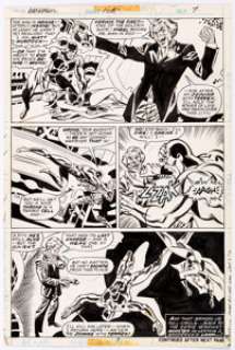 Don Heck and Sal Trapani Daredevil #106 Story Page 7 Original Art (Marvel Comics, 1973) Daredevil stars in every - | Heritage