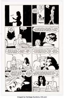 Jaime Hernandez Love and Rockets Vol.2 #8 Story Page 10 Maggie and Vivian Original Art (Fantagraphics, 2003). A - | Heritage