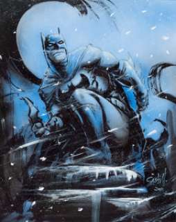 Tommy Castillo Frost Painting Original Art Batman (2011). A cool Batman piece by Tommy Castillo (Batman Detective, -
