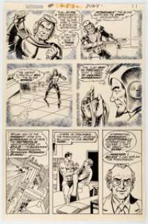 Curt Swan and Murphy Anderson Superman #253 Story Page 10 Original Art (DC, 1972). Ferlin Nyxly tests the suit and - | Heritage
