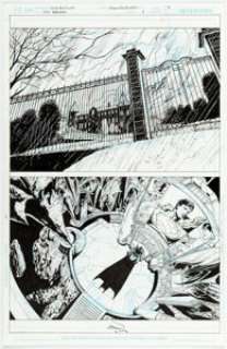 Gary Frank and Ethan Van Sciver DC Universe: Rebirth #1 Story Page 3 Original Art (DC, 2016). An unsuspecting - | Heritage