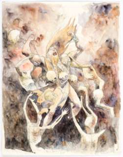 Tony Sandoval Nocturno Part 2 Story Page 31 Original Art (Paquet, 2005)....