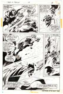 Gene Colan and Tom Palmer Tomb of Dracula #19 Story Page 16 Original Art (Marvel, 1974). Featuring Dracula and - | Heritage