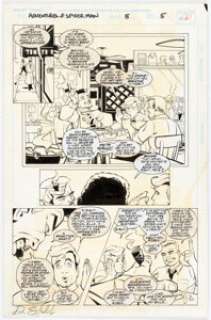 Andy Kuhn and Rob Skull Adventures of Spider-Man #5 Story Page 5 Original Art (Marvel, 1996)....
