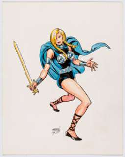 Ernie Chan - Valkyrie Specialty Illustration Original Art Illustration (1979). Ernie Chan offers his take on the -