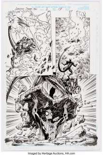 John Byrne And Scott Hanna | The Amazing Spider-Man #1 Story Page 17 Original Art (Marvel Comics, 1999). | Heritage