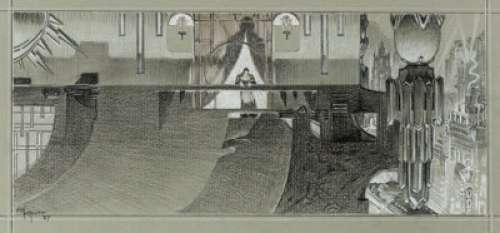 Michael Kaluta | Metropolis Illustration Original Art (The Donning Co., 1988). | Heritage