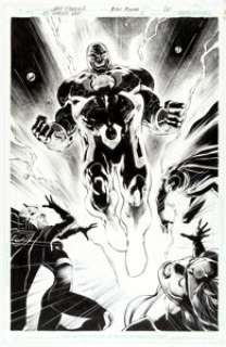 Eddy Barrows and Eber Ferreira - Earth 2 World‘s End #10 Splash Page 20 (DC, 2014).