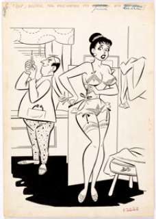 Dan Decarlo | Gee-Whiz! #10 May 1957 Single Panel Gag Illustration Original Art (Humorama, 1957).... | Heritage