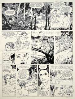 PELLERIN Patrice  - L’épervier  - Planche 25 de l’album Le Trésor du Mahury édité [...] | Vermot et Associés