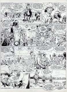 Giraud | Blueberry, planche n°46 (de fin) à l’encre de… | AZ auction