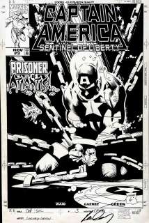 Ron Garney - Captain America, Sentinel of Liberty #3 Cover 1998