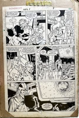 Thundercats #1 PAGE 3 Original Published Comic Art By Jim Mooney Marvel 1985