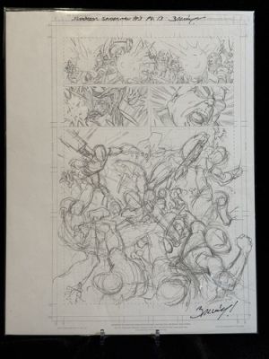 Superior Spider-Man #3 Pg 13 Mark Bagley Published Original Sketch Prelim COA | eBay US (Buy It Now)