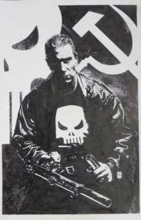 Bradstreet Tim Américain 1967 | THE PUNISHER Illustration originale du Comics "The Punisher" 2016Technique mixteSignée43,5… | Cornette de St Cyr