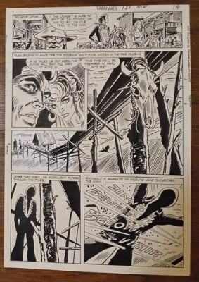 Frank Thorne SON OF TOMAHAWK #131 Original DC Comics WESTERN Panel Page Art! | eBay US (Buy It Now)
