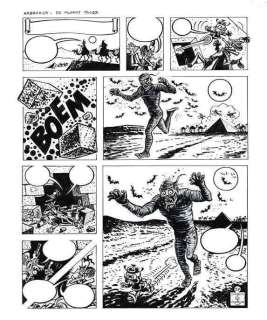 Brugman, Gideon | Original page (p.37)  - Ambrosius  - De Mummie  - (2004) | Catawiki