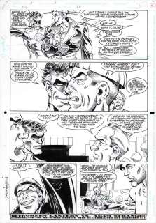 Mark Badger, Romeo Tanghal | Green Lantern #37 P.22 - Hal Jordan And Guy Gardner - Signed Issue 37 Page 22 | Anthony’s Comic Book Art
