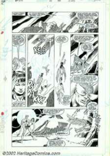 Todd McFarlane and Tony de Zuniga - Original Art for Infinity, Inc. #23, page 10 and page 11 (DC, 1986). - | Heritage