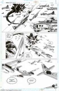 Russ Heath - Original Art for Enemy Ace: War in Heaven #2, pages 25, 26, and 31 (DC, 2001). Pop, goes the Nazi! - | Heritage