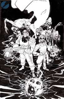 Riley Rossmo | Golgotha: Motor Mountain Issue 1 Page Cover | Felix Comic Art