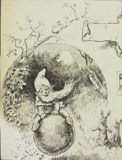 18: Reginald Bathurst Birch Nymph Gnome Elf with Rabbit