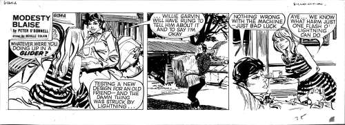 Neville Colvin | Modesty Blaise strip 6134A (1985) | ComicArt.dk