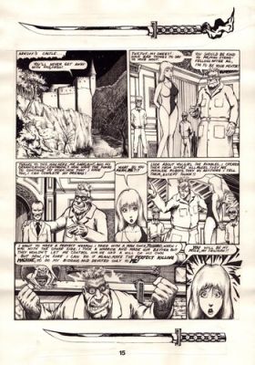 1986 Aircel Comics SAMURAI #8 pg. 15 Barry Blair NIGHTWYND Comic Art ARKOFF GIRL | eBay US (Buy It Now)