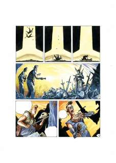 José Ortiz | Burton & Cyb - Excalibur p.4 (Zona 84) | ECC arte y coleccionismo