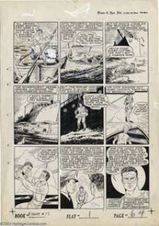 Art Saaf - Original Art for Fight Comics #17, page 64 (Fiction House, 1942). From the prestigious Eisner-Iger - | Heritage