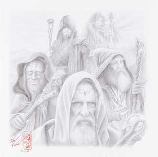 Cavini Ivan – "The arrival of the Istari", 2018 | Urania Casa d’Aste