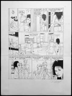Renaud | Planche originale (p.36)  - Jessica Blandy Tome 23  - La chambre 27 | Catawiki
