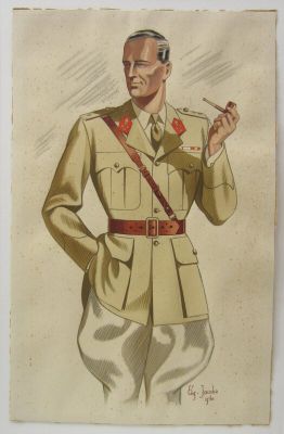 Edgar Pierre Jacobs - Soldiers uniform design