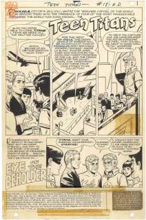 Bill Draut - Teen Titans 18 Title Splash (Dc, 1968) 1St App Starfire